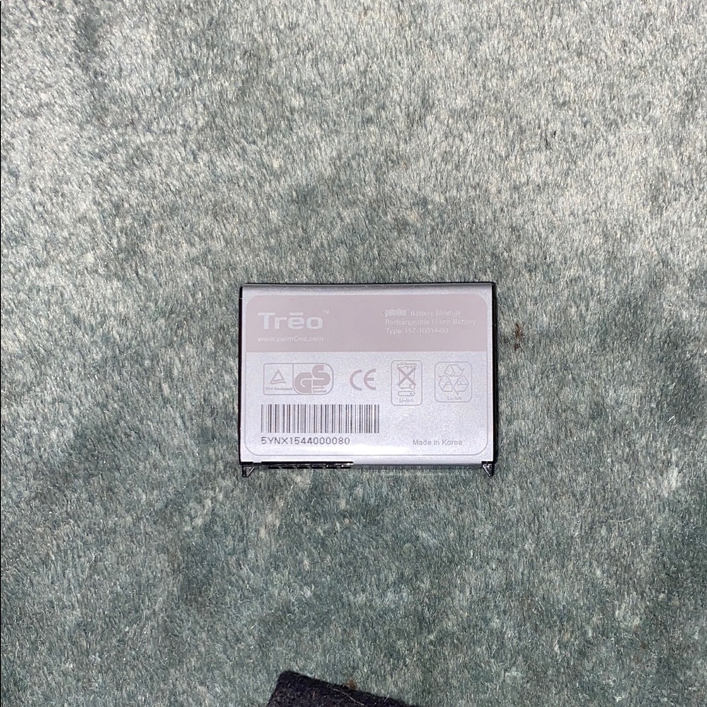 Silver Camera Battery